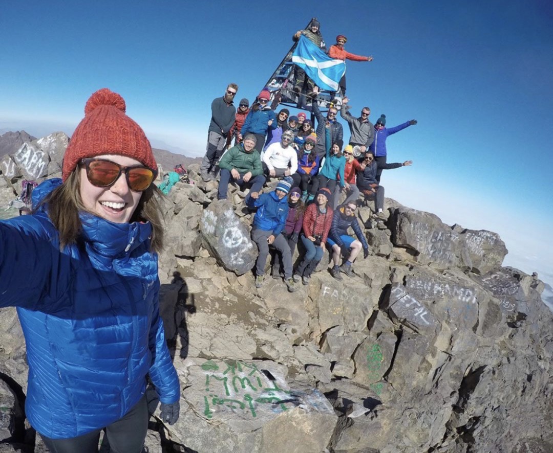 Toubkal Bobble Hat Red - Image 3
