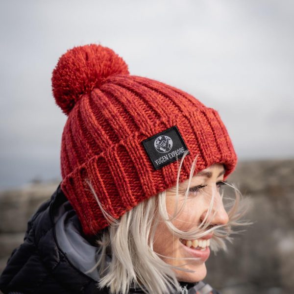 Toubkal Bobble Hat Red